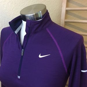 NIKE Running DRI-FIT Lavender Purple Jacket Size S
